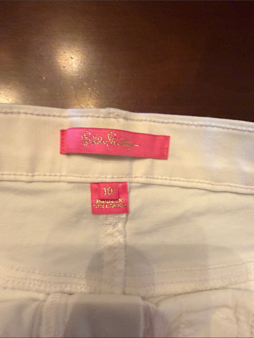 Lilly Pulitzer White Frayed Hem Denim Shorts NWT - Picture 4 of 11